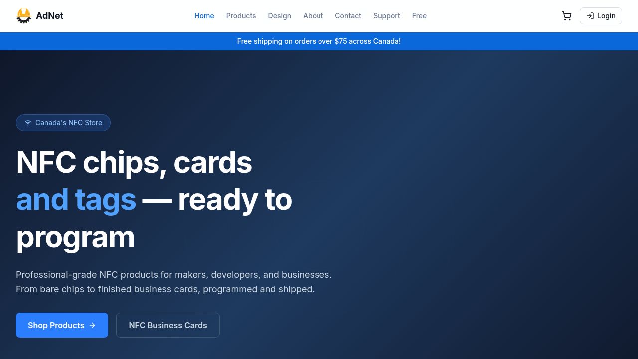 🍁 ShopNfc.ca — Canada's NFC Shop | NFC Chips, Cards & Tags
